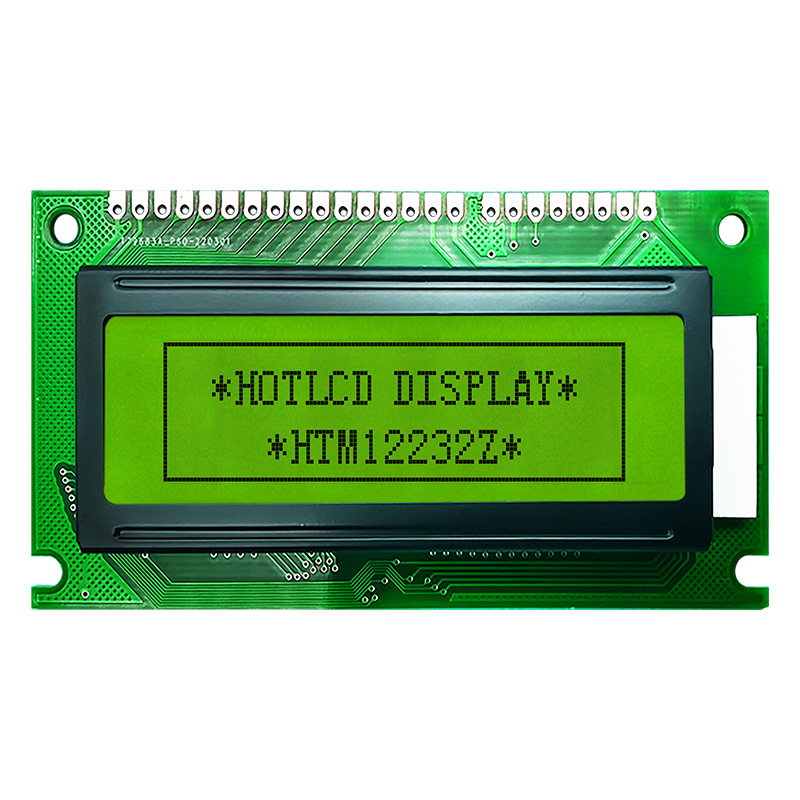 122X32 Graphic LCD Module | STN+ Yellow/Green Display with Green Backlight