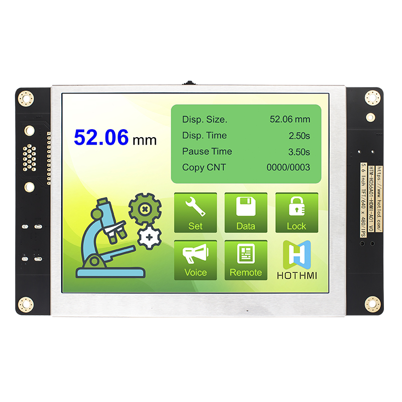 5.6 inch IPS 640x480 px HDMI TFT LCD module industrial computer/Raspberry Pi