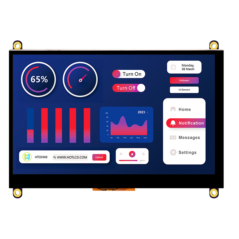 7.0 inch 1024x600 px IPS Capacitive HDMI TFT LCD Module