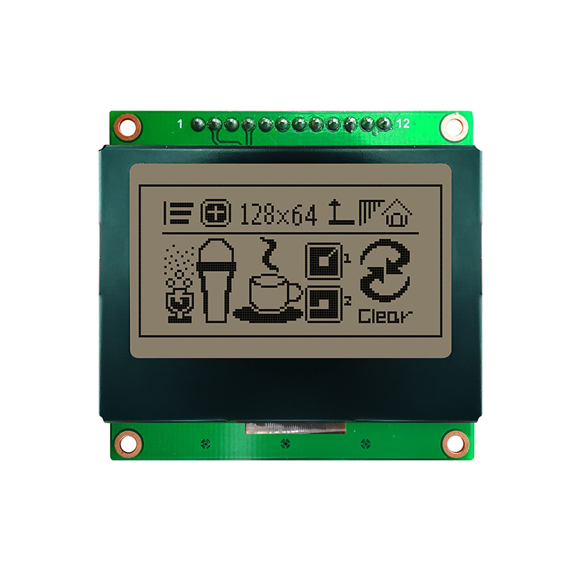 128X64 graphic LCD module FSTN + white backlight display with Chinese and English font library