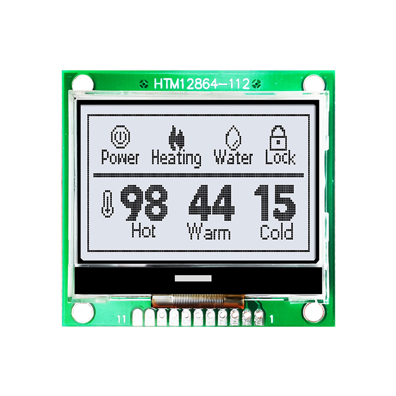 128X64 Graphic LCD Module | FSTN+ display with white side backlight with Chinese and English font library