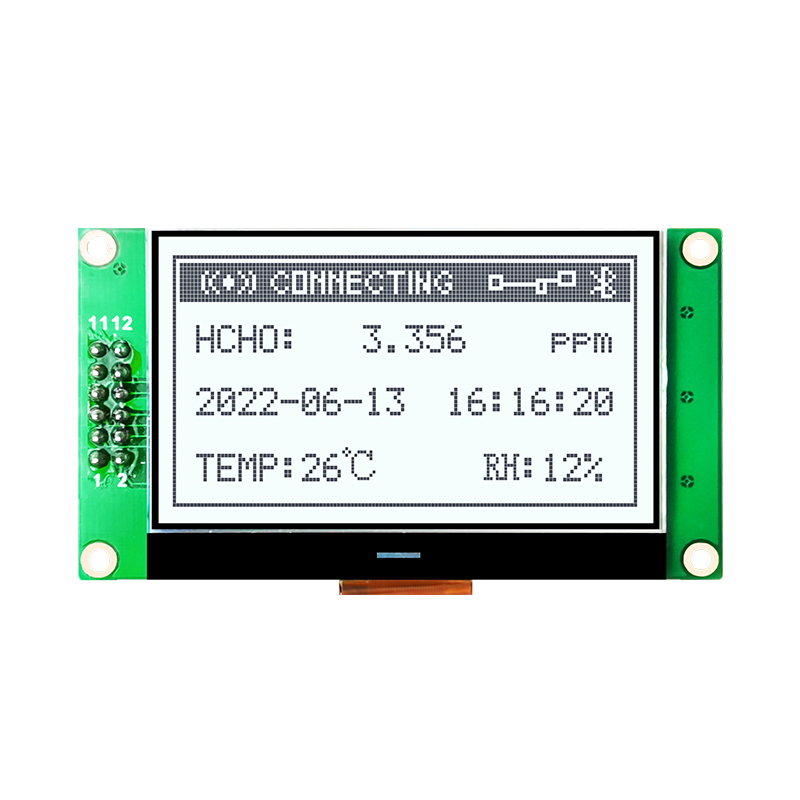 132x64 Graphic LCD Module | FSTN+ display with white backlight and negative voltage with Chinese and English fonts