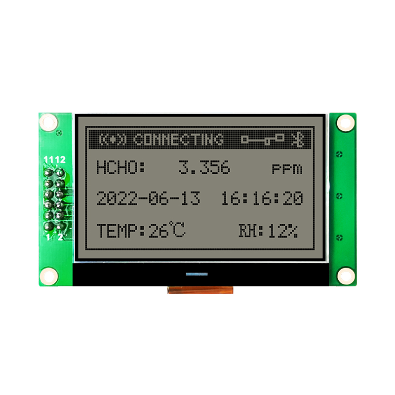 132x64 Graphic LCD Module | FSTN+ display with white backlight and negative voltage with Chinese and English fonts