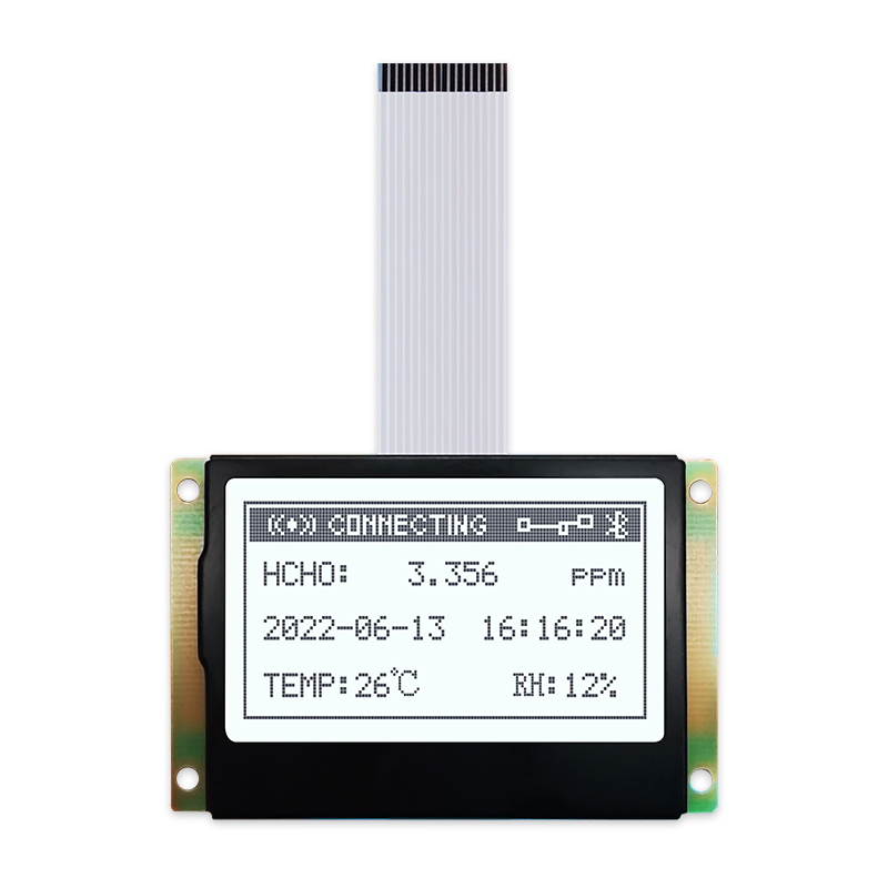 132x64 Graphic LCD Module FSTN+ Display with White Backlight  Negative Voltage