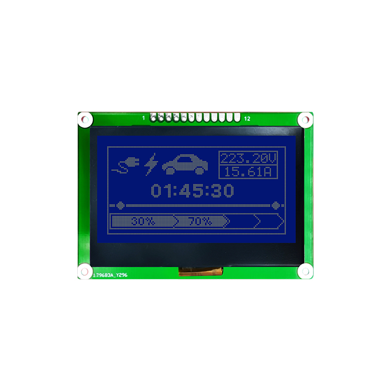 128X64 Graphic LCD Module STN - Blue Display with White Backlight