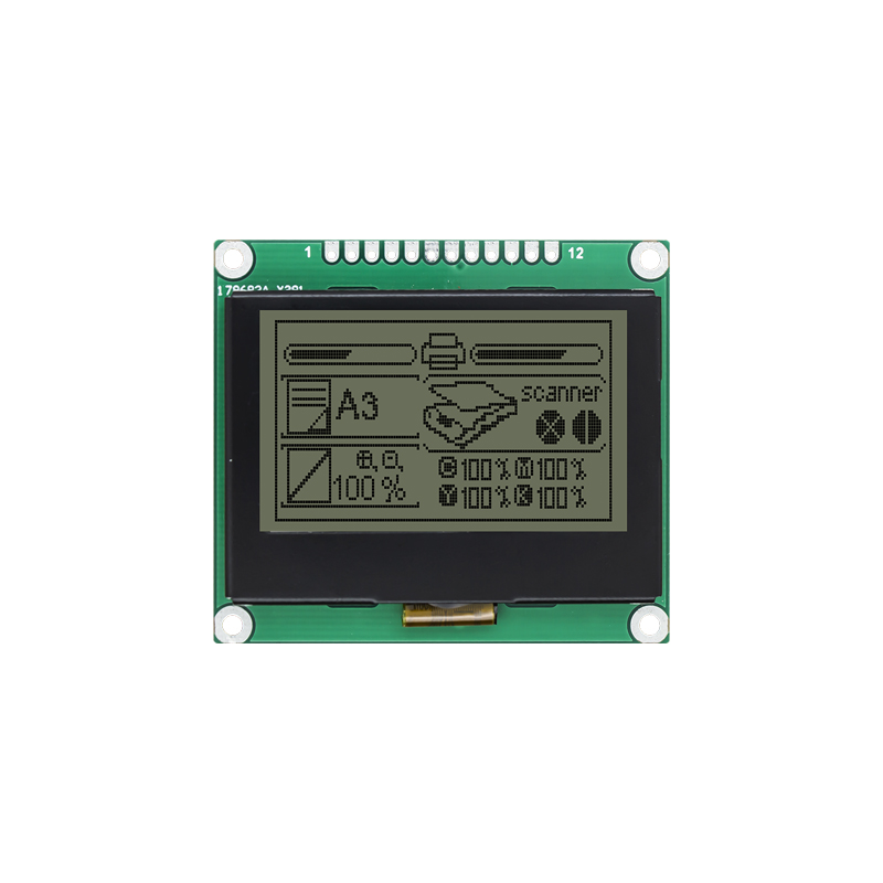 128X64 Graphic LCD Module | FSTN + Display with White Side Backlight