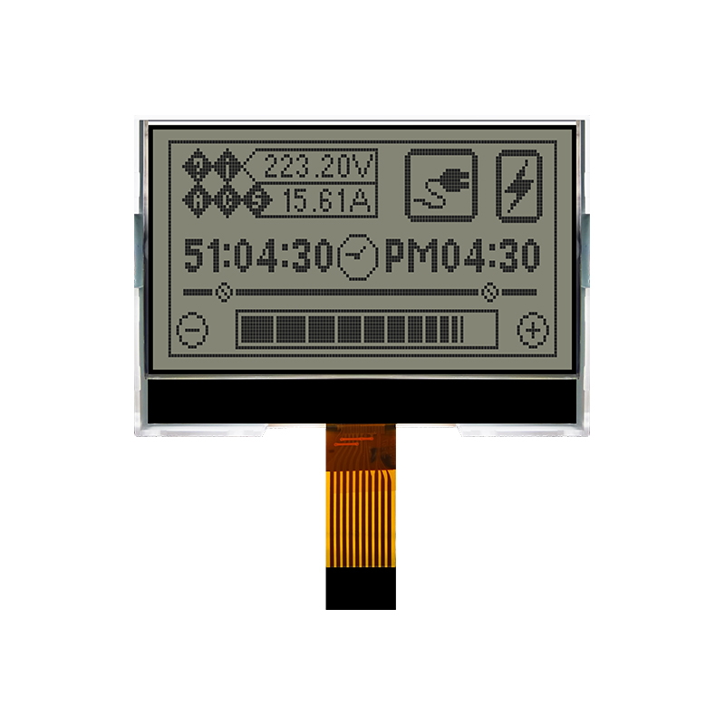 Graphic COG LCD MODULES  128X64 SPI FSTN+ Display with White Side Backlight