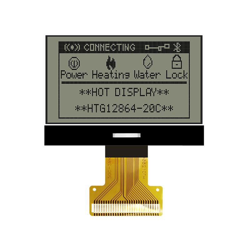COG LCD MODULES  2”128X64 Graphic FSTN+ Display with White Side Backlight