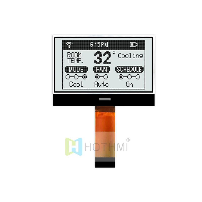 2.2inch 128X64 Graphic COG LCD | FSTN+ Display with White Side Backlight