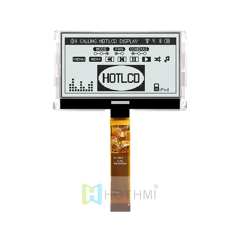 2.9inch 240X120 Graphic COG LCD | FSTN+ Display with White Side Backlight
