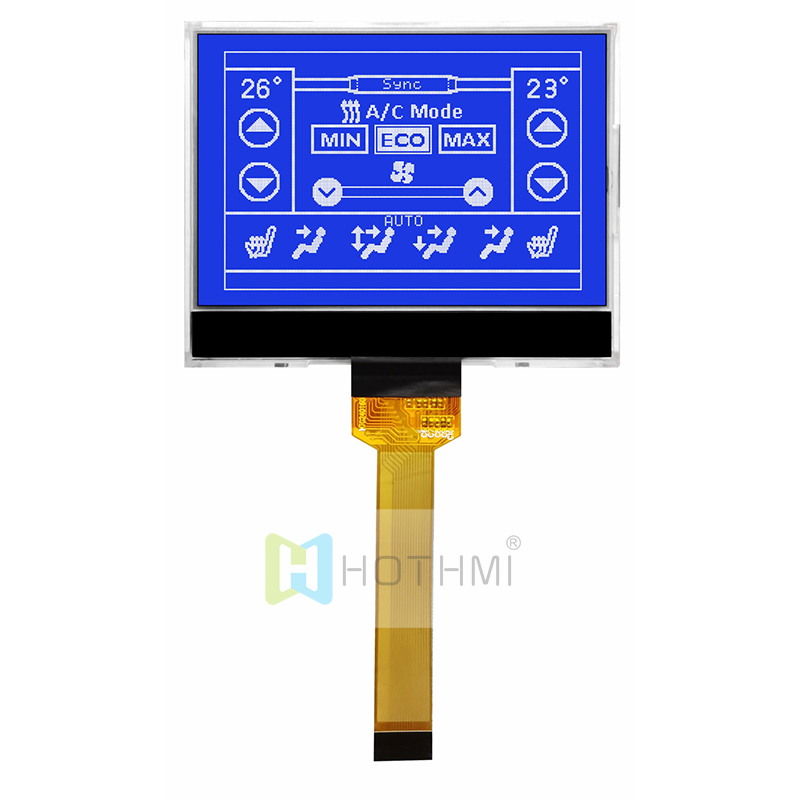 3.4inch 240X160 Graphic COG LCD | STN- Display With Blue Side Backlight