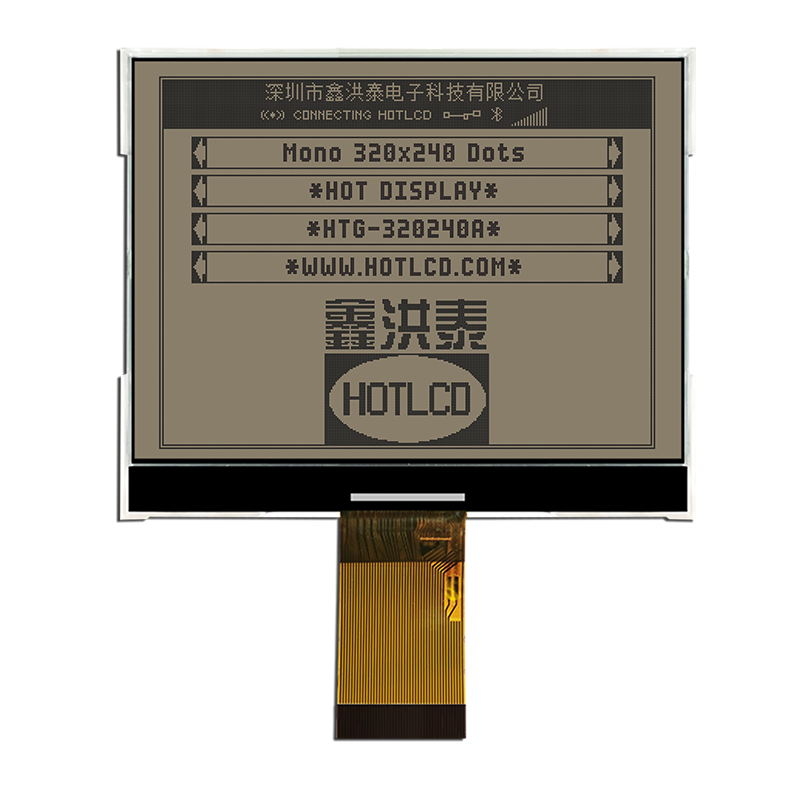 4.9寸 320X240图形COG液晶屏| FSTN+ 侧白色侧背光显示屏