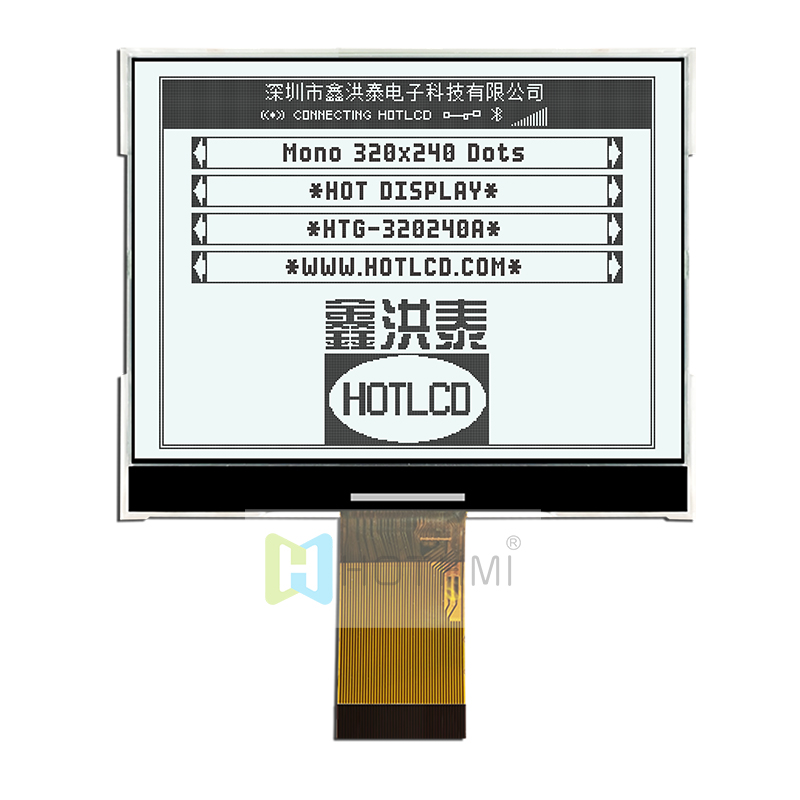 4.9寸 320X240图形COG液晶屏| FSTN+ 侧白色侧背光显示屏