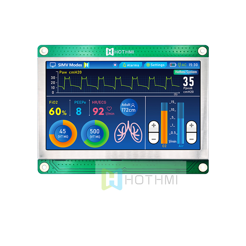 5.0" IPS full viewing angle/800x480px/TFT color LCD display module/with HI driver board/Raspberry Pi