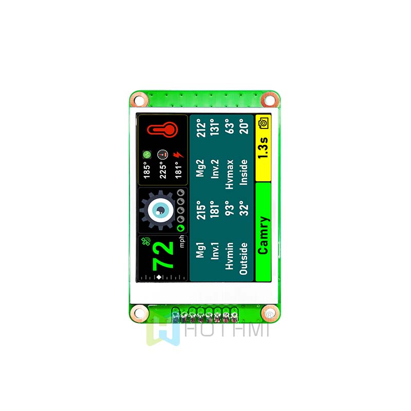 2.4寸 IPS TFT LCD 模组 240x320像素  阳光下可见 Arduino显示屏