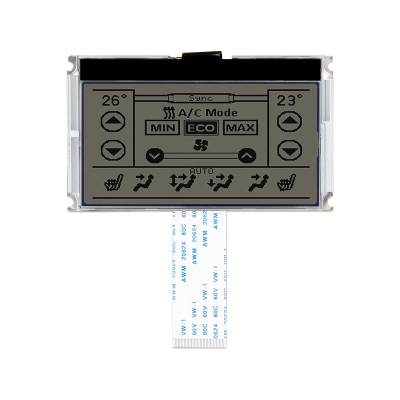 2.9寸 240X120 图形 COG LCD 模块 FSTN+ 显示屏，带白色背光 UC1608