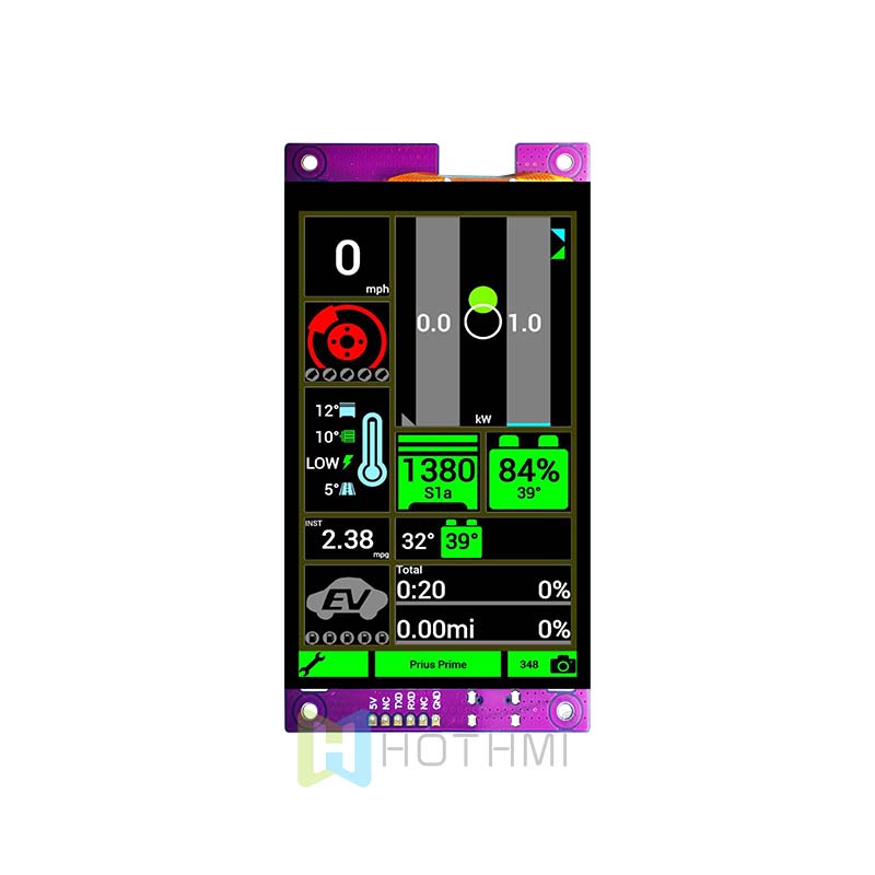 4.3 inch IPS 800x480 Px UART TFT smart serial screen capacitive touch