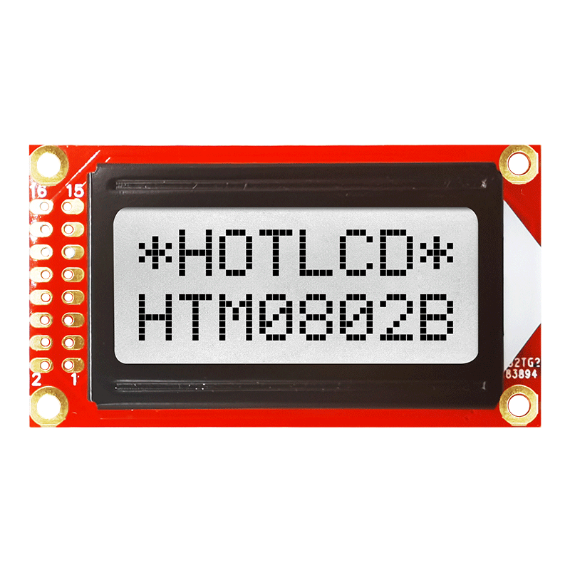 2x8 Character LCD | FSTN - Gray Display with White Side Backlight ST7066U Arduino