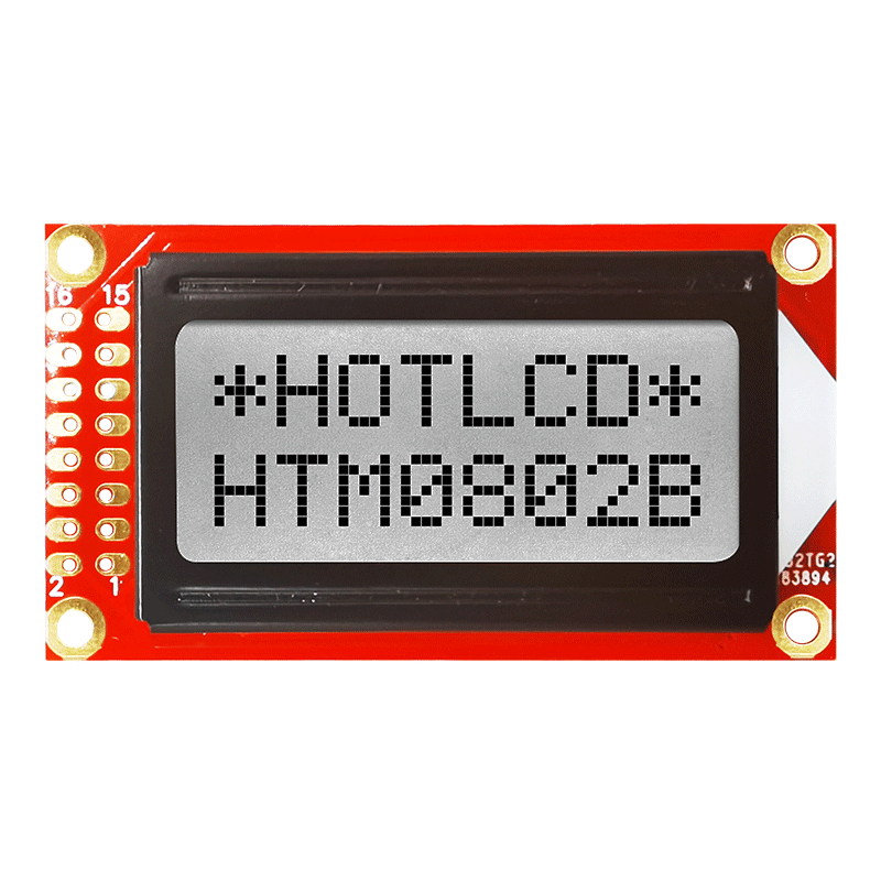 2x8 Character LCD | FSTN - Gray Display with White Side Backlight ST7066U Arduino