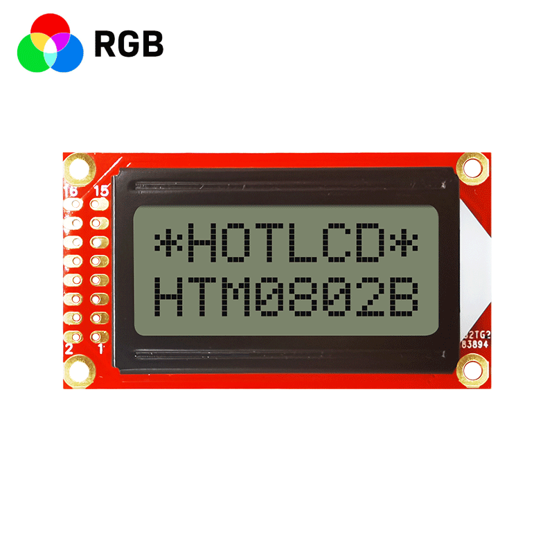 Character LCD Modules |2X8  FSTN+ RGB Backlight-Arduino