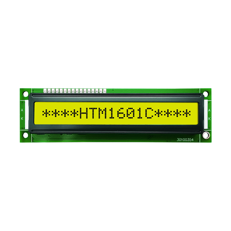 1X16 monochrome Character LCD Display | STN+ Gray  with Yellow/Green Side Backlight 5.0V-Arduino