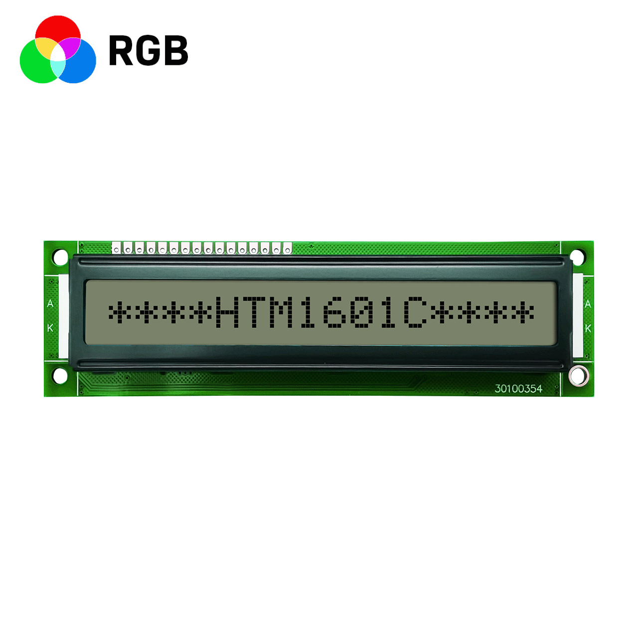 Character LCD Module |1X16 FSTN+ with RGB Backlight Display-Arduino