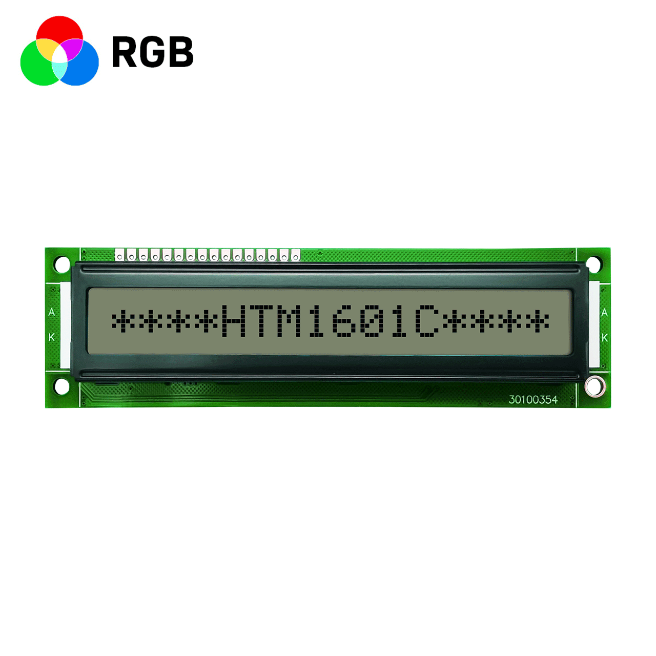 Character LCD Module |1X16 FSTN+ with RGB Backlight Display-Arduino