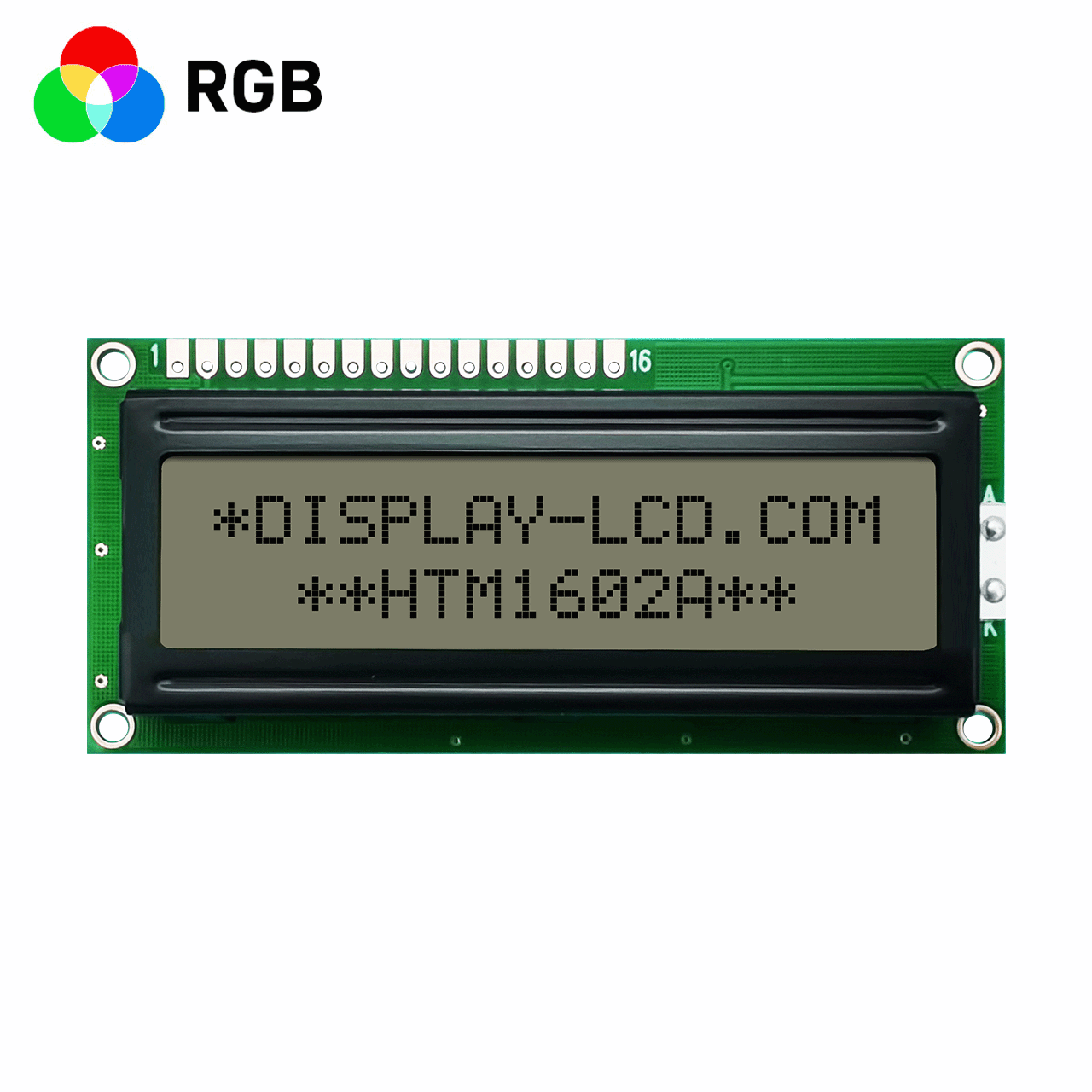 2X16 Character LCD Module Display | FSTN+ with RGB Backlight-Arduino