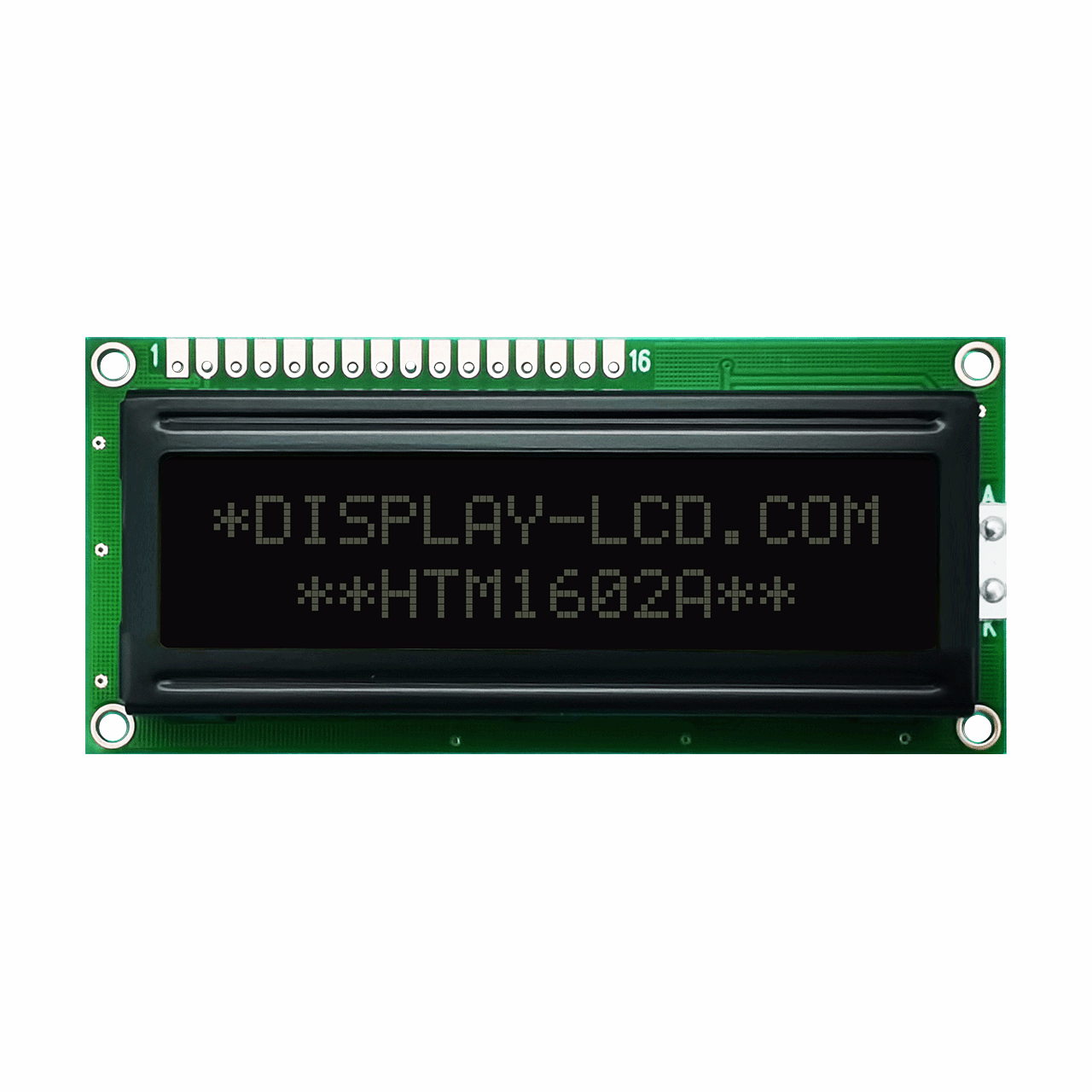 Character LCD Module |2X16 DFSTN-  with Side White Backlight Display-Arduino