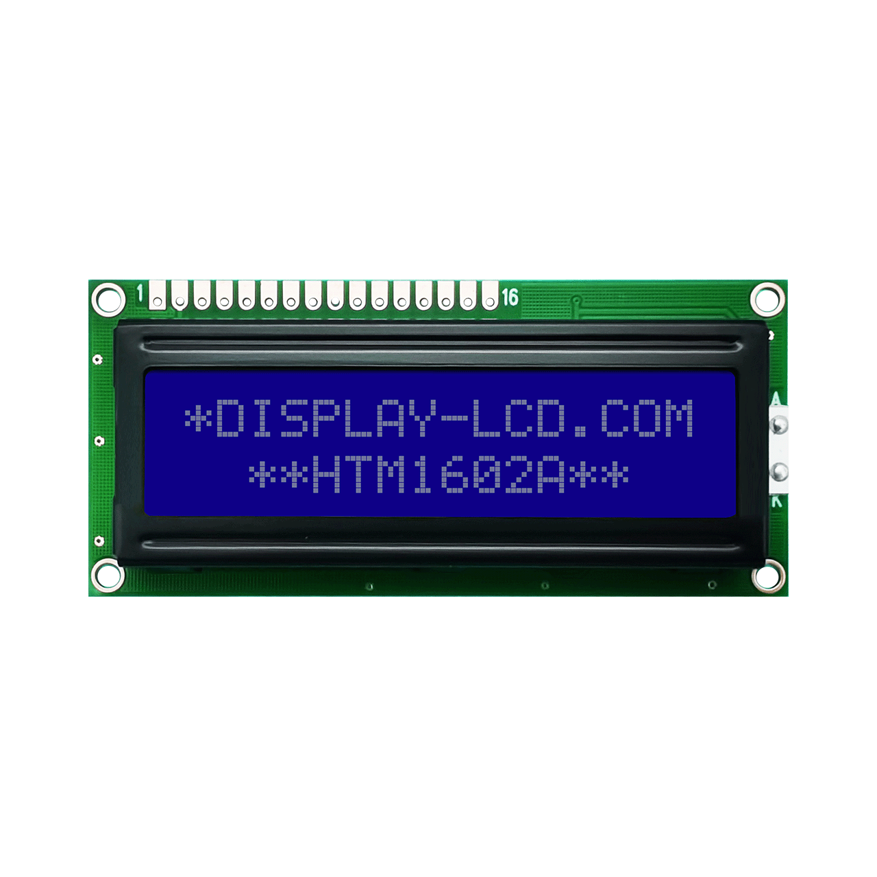 2X16 Character STN- Blue LCD Module Display with White Side Backlight 5.0V-Arduino
