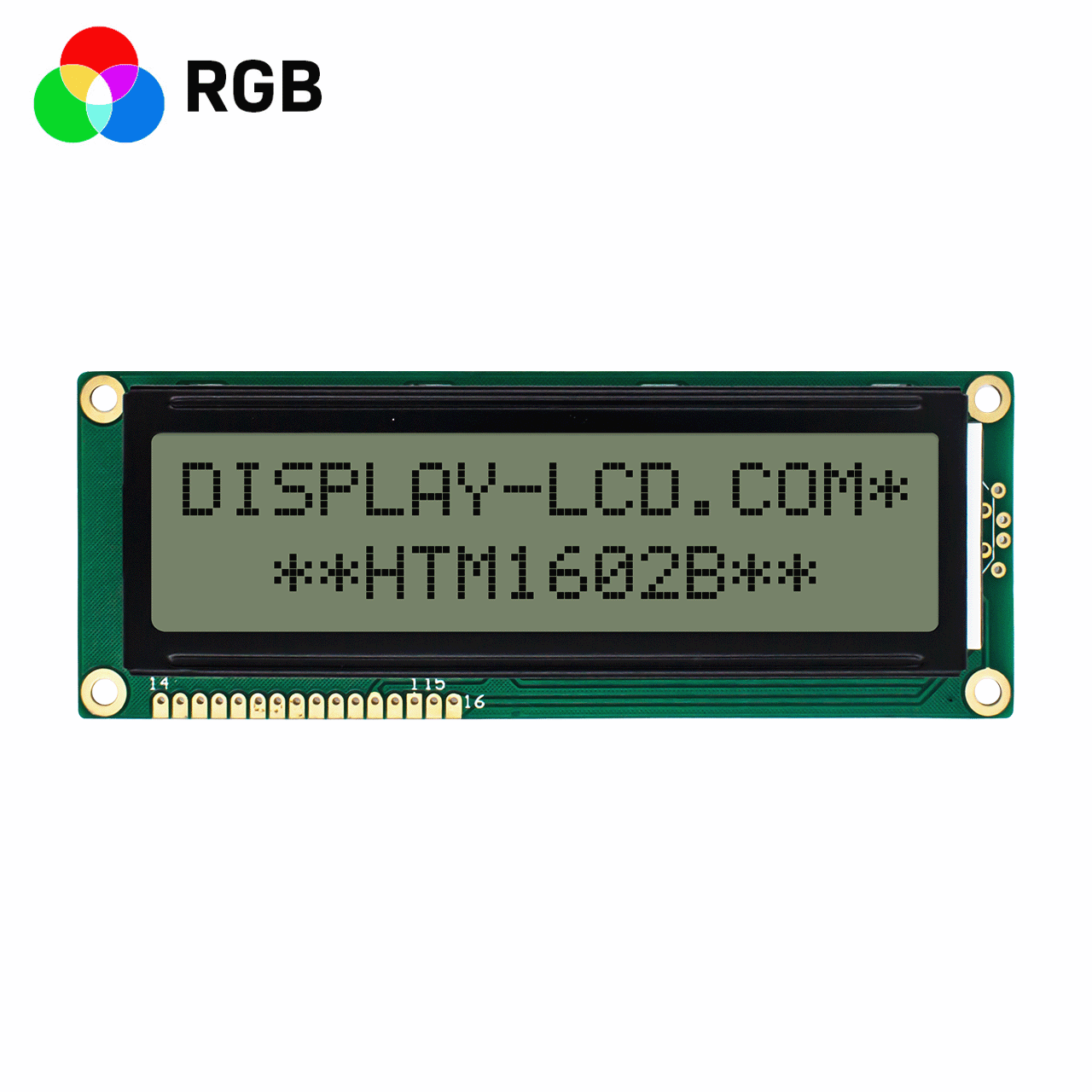 2X16 Character LCD Module Display | FSTN+ with RGB Backlight-Arduino