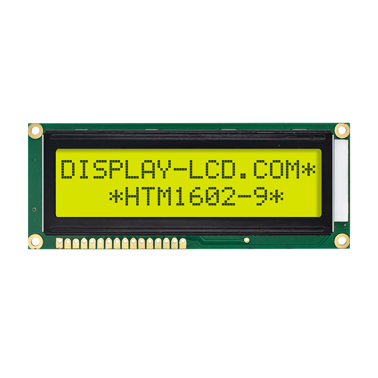 2X16 Character LCD Module Display | STN+ Gray Display with yellow/green Side Backlight-Arduino