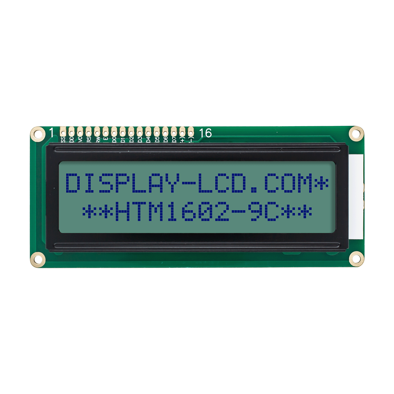 Character LCD Module |2X16 STN+ Gray Display with yellow/green Side Backlight-Arduino