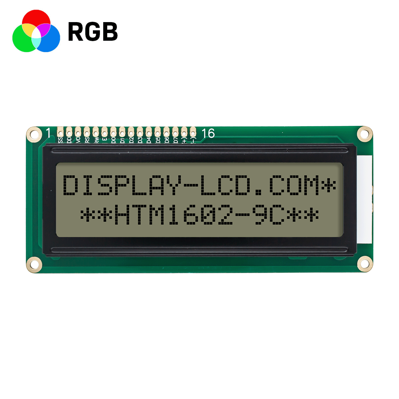 2X16 Character LCD Display | FSTN+ with RGB Backlight-Arduino