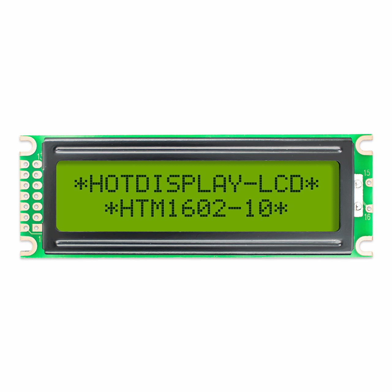 Arduino-Character LCD module | 2X16 STN+ Yellow/Green Display with Yellow/Green Backlight