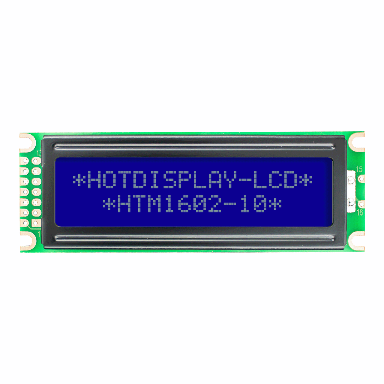 2X16 Character mono LCD Display | STN- Blue   with White Side Backlight-Arduino