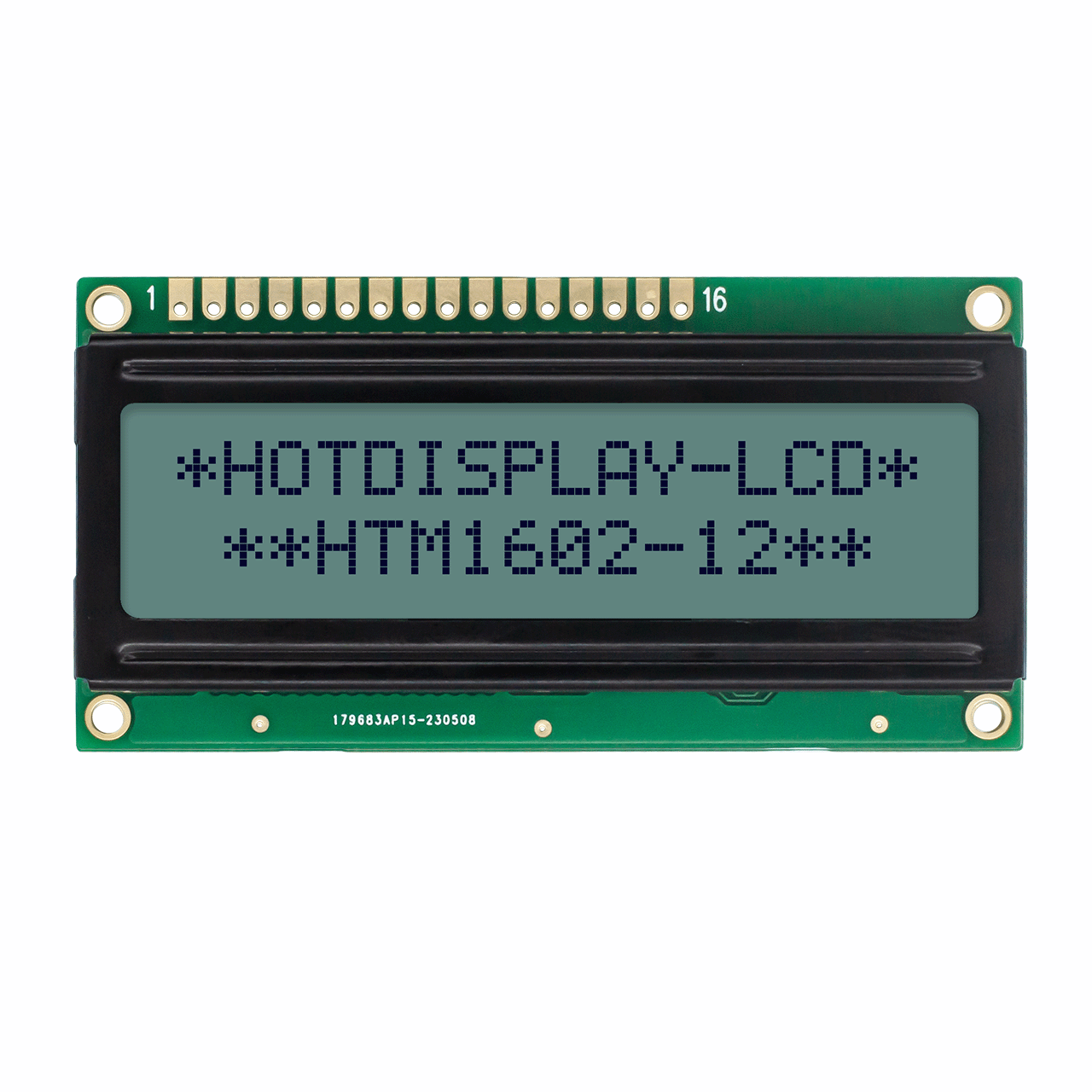 16X2 Character LCD Mono Display | STN+ Gray  with Yellow/Green Backlight-Arduino