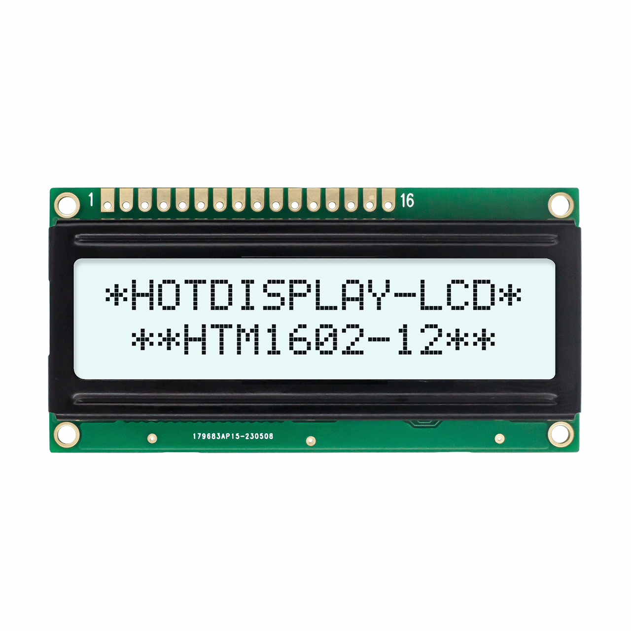 Character 2X16  LCD Mono Display | FSTN+  with Side White Backlight 5.0V | Arduino