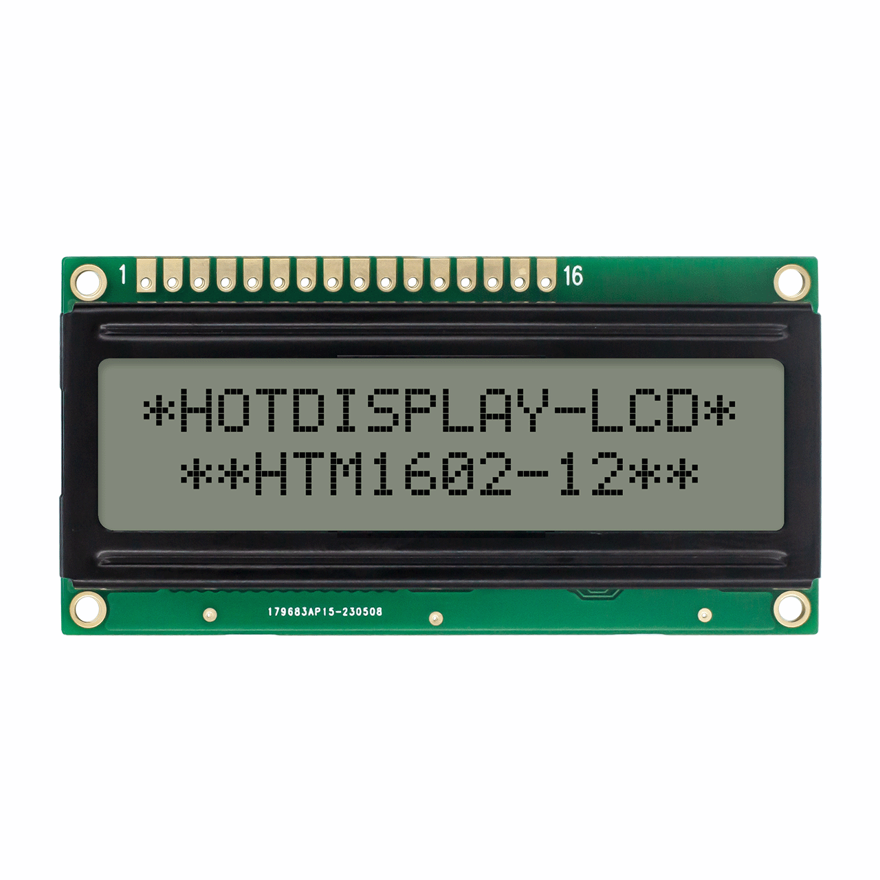 Arduino-Character 2X16  LCD Mono Display | FSTN+  with Side White Backlight 5.0V