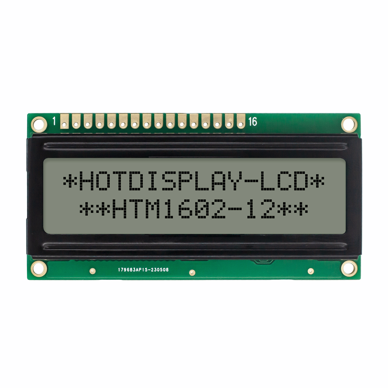 Character 2X16  LCD Mono Display | FSTN+  with Side White Backlight 5.0V | Arduino