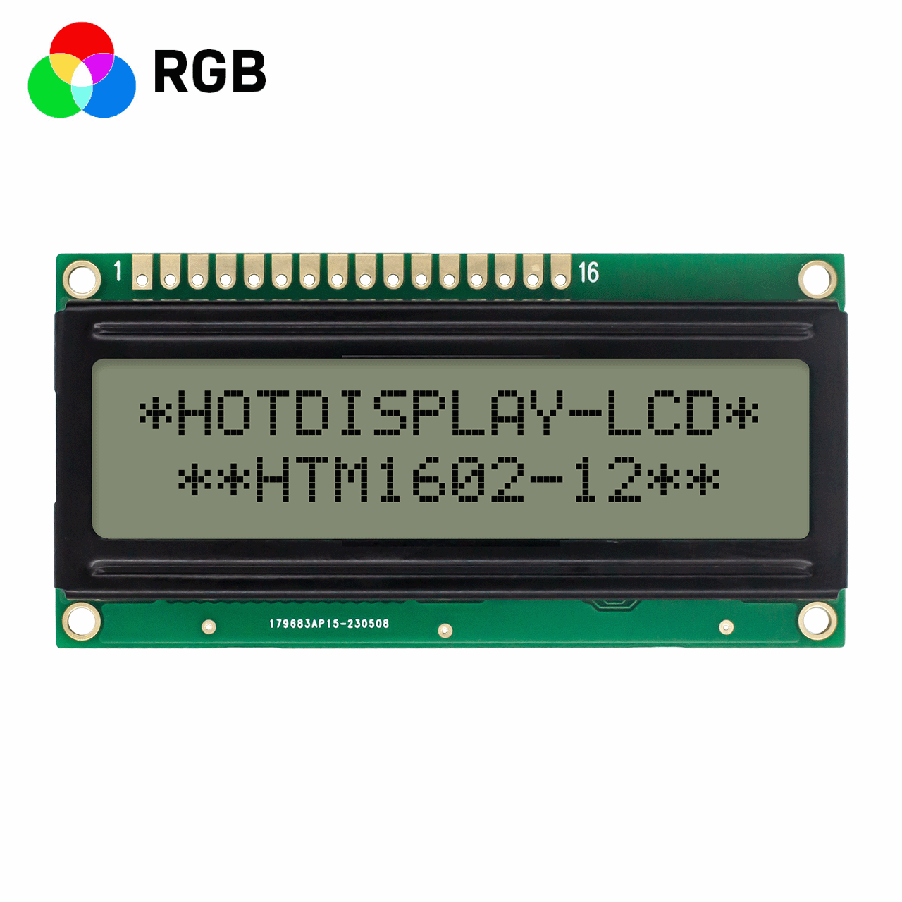 Character LCD Module |5.0V Display 16X2 FSTN+  with RGB Backlight-Arduino