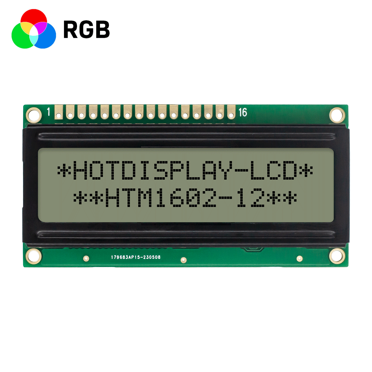 5.0V 16X2 Character LCD Module Display | FSTN+  with RGB Backlight-Arduino