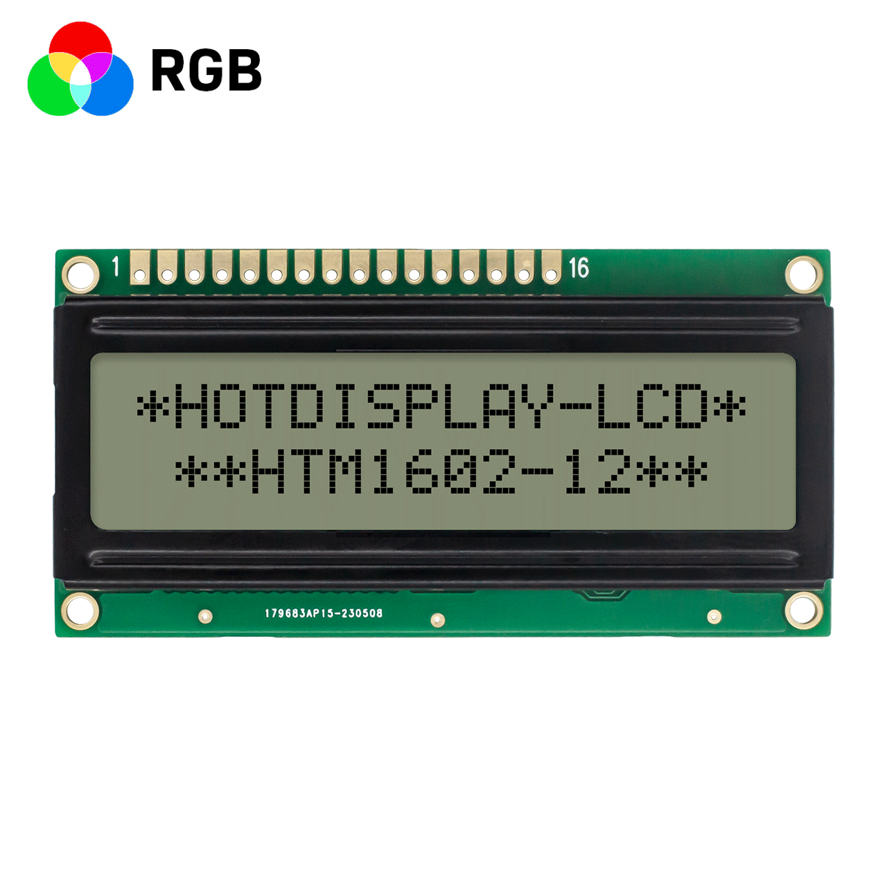 Character LCD Module |5.0V Display 16X2 FSTN+  with RGB Backlight-Arduino
