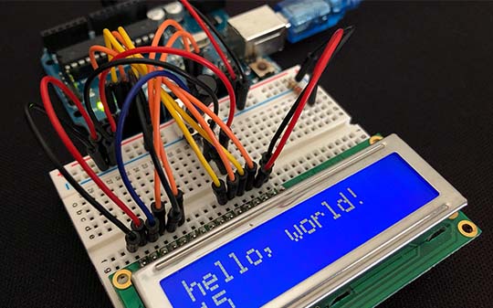 How does an LCD display work?