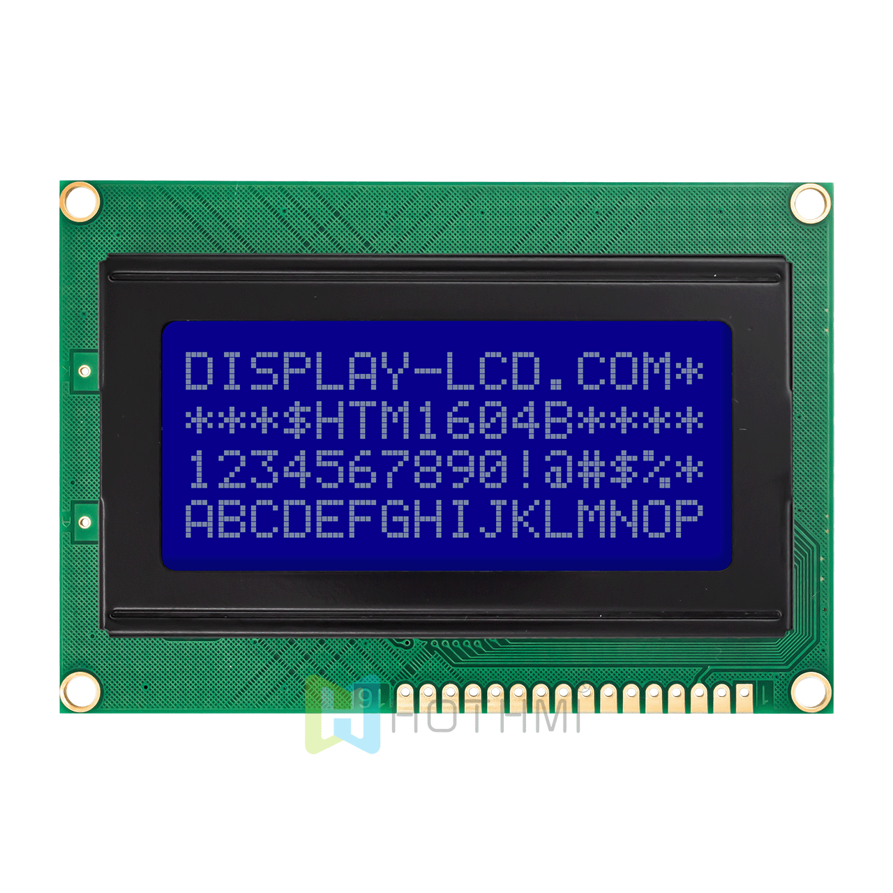 character LCD Module |4x16 STN(-) white side backlit monochrome display | Arduino | MCU interface | ST7066U controller 