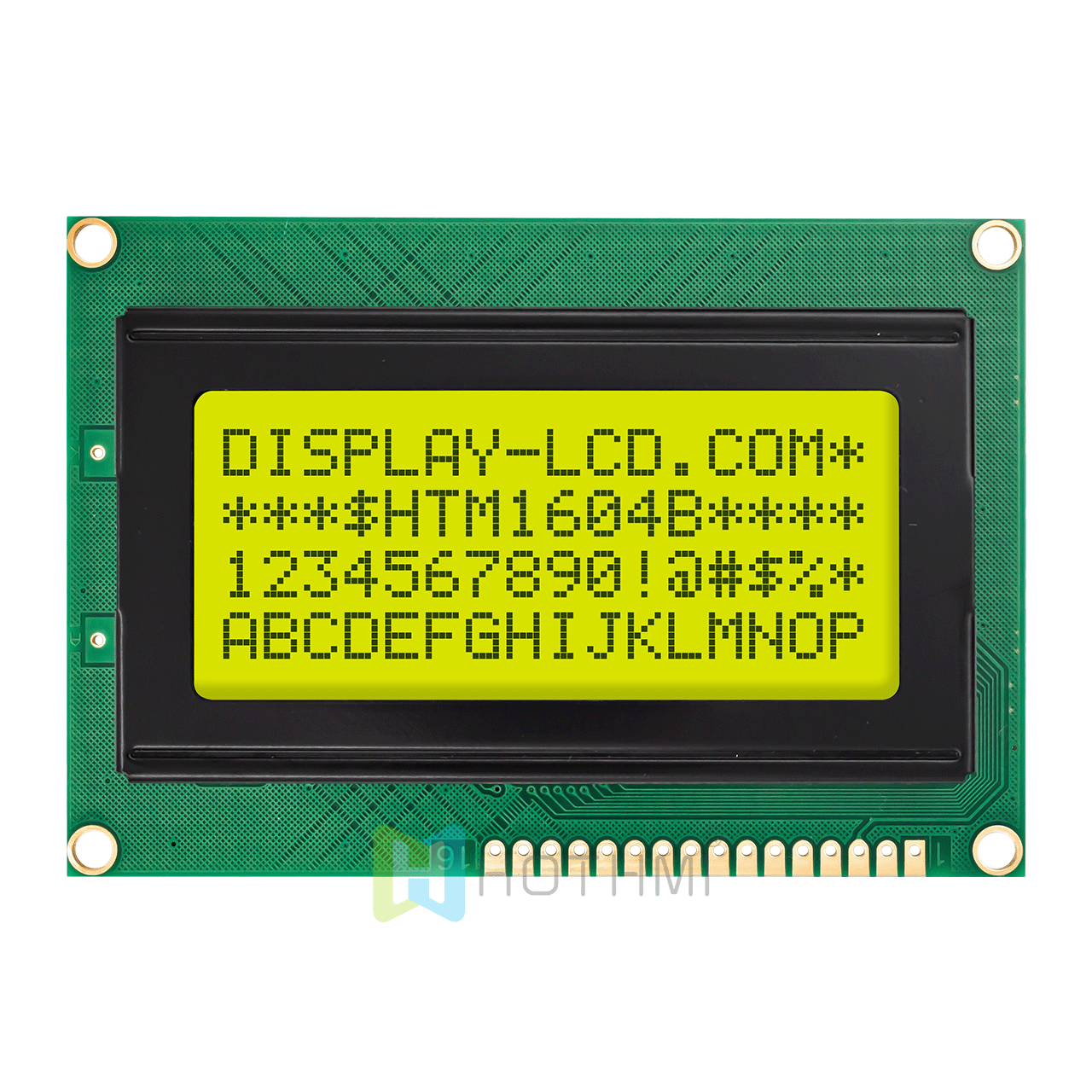 4x16 Character LCD Module | STN(+)Y/G MONO Display with Yellow/green Side Backlight | Arduino | MCU Interface | ST7066U Controller