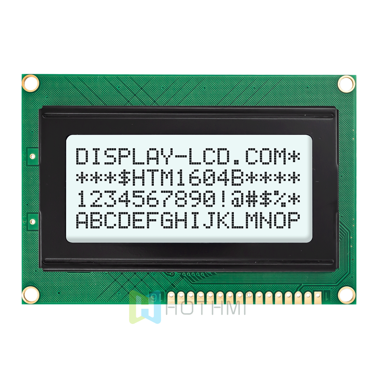 4x16 character LCD Module | FSTN(+) white side backlit monochrome display | Arduino | MCU interface | ST7066U controller