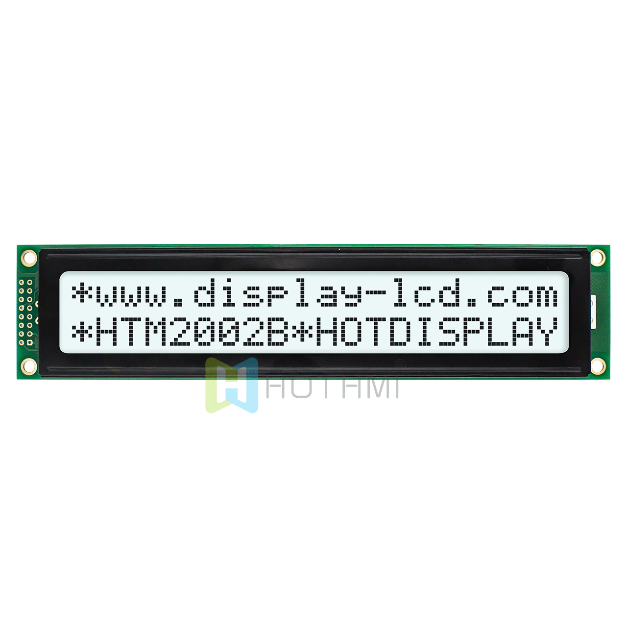 character LCD module |20X2 FSTN |monochrome  white backlight | grey characters on white background | ST7066U l Arduino