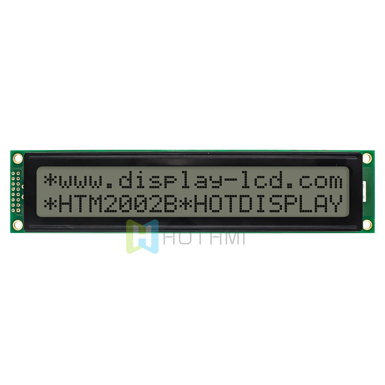 character LCD module |20X2 FSTN |monochrome  white backlight | grey characters on white background | ST7066U l Arduino