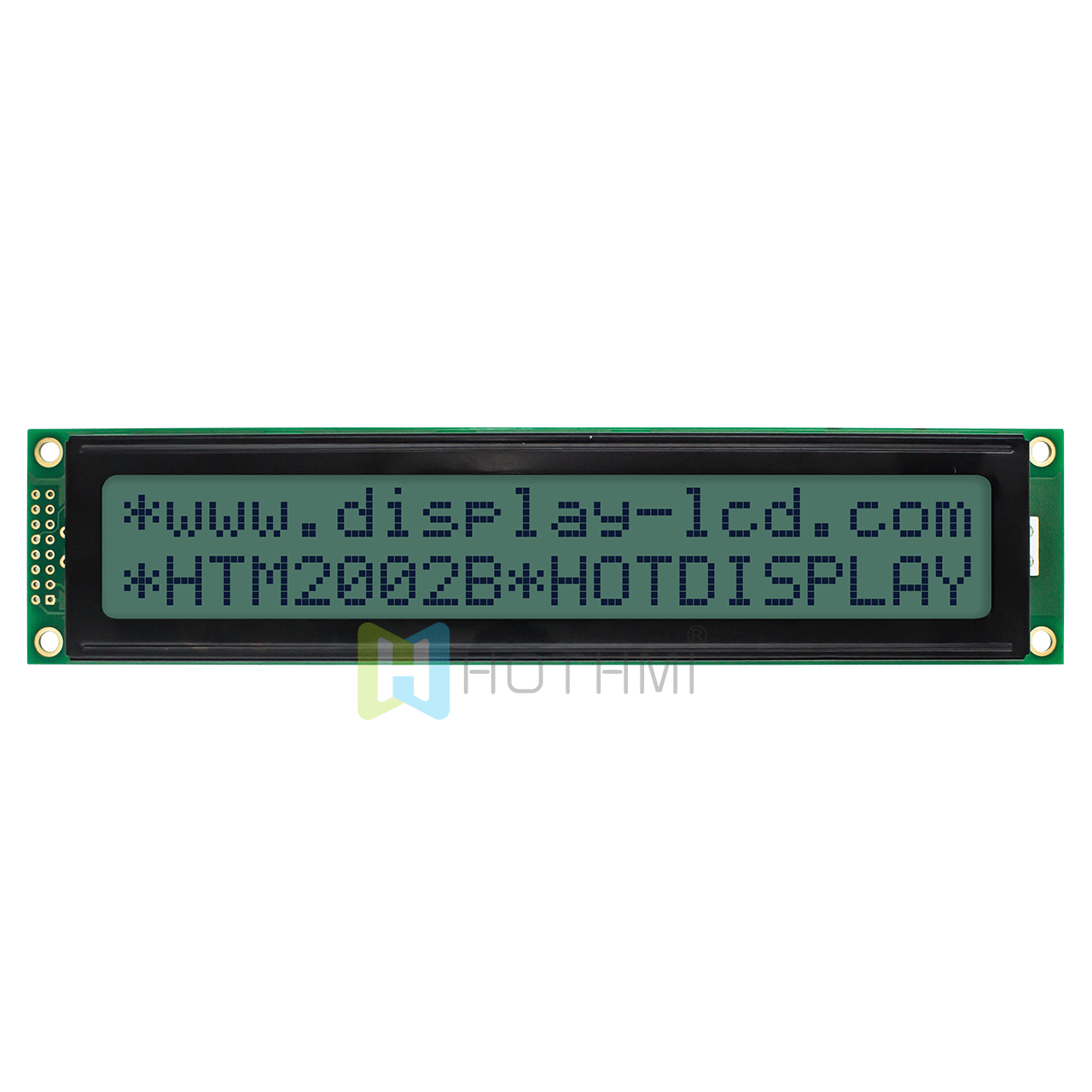character LCD module/20X2 yellow-green screen STN positive display/ST7066U control/Arduino/transflective display